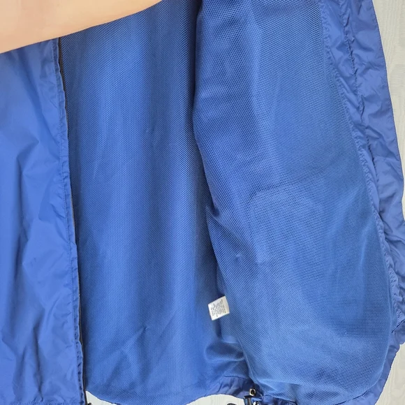 ProSpirit Windbreaker Jacket Mens M Blue Removable Hood - Picture 3 of 9